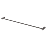 Vivid Slimline Single Phoenix Towel Rail 800mm - Brushed Carbon